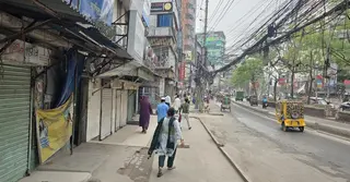 ফুটপাতে হকার উচ্ছেদে নারায়ণগঞ্জে কমেছে পলিথিন বর্জ্য